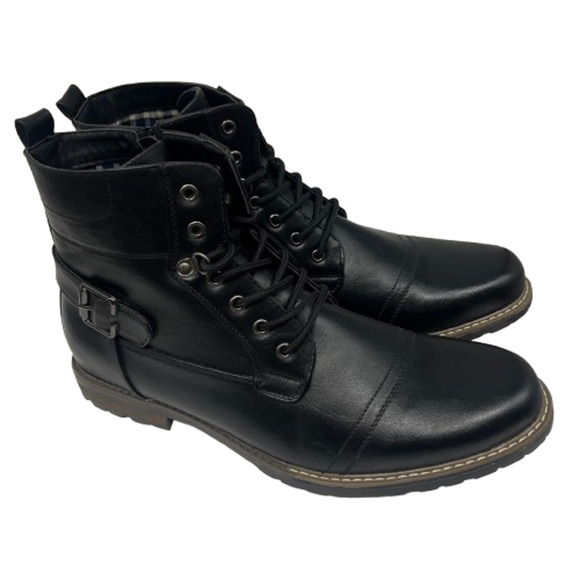 Bruno Marc Philly-5 Black Lace Zip Up Combat Ankle Boots Mens US 13 New main image 12